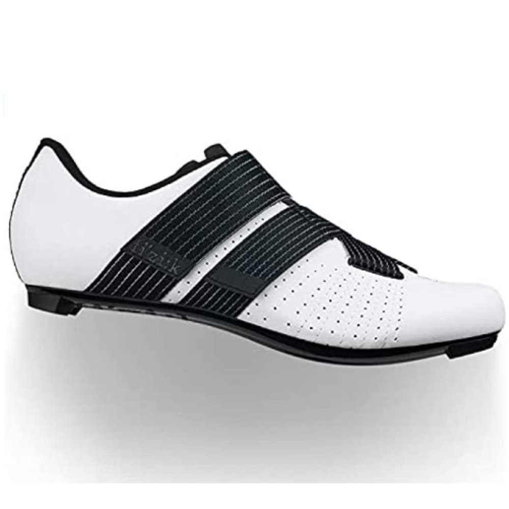NWOT Fizik Powerstap R5 White and Black Unisex Cycing Shoes Size 8.5